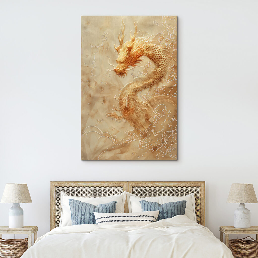 Drache in goldenen Wolken — Interieur 2