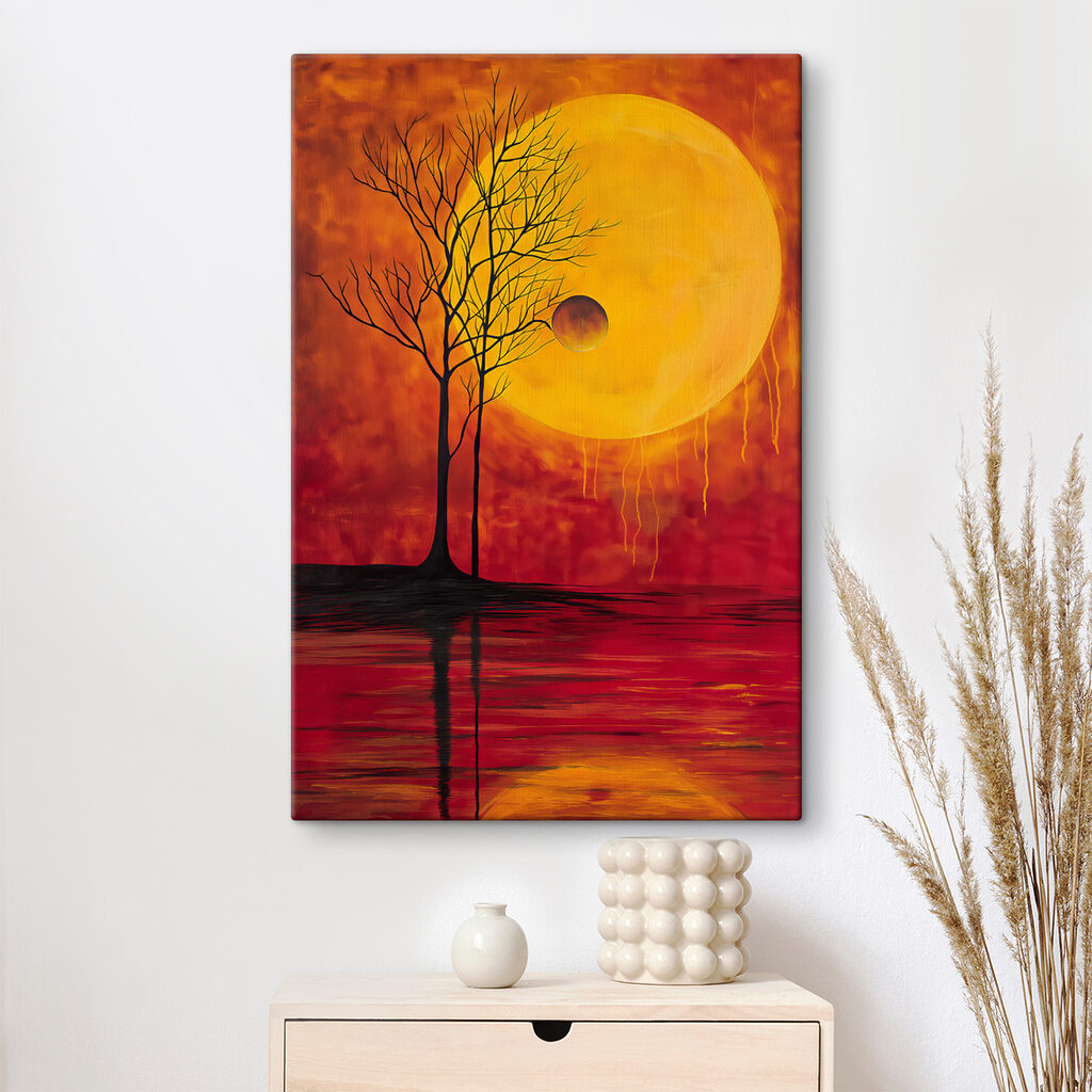 Baum vor dem Mond — Interieur 1