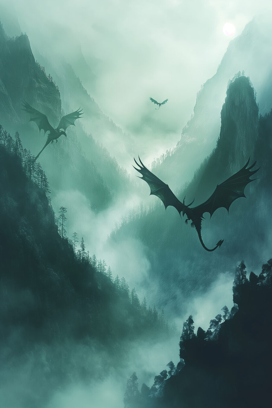 Flug durch den Nebel — ganzes Design