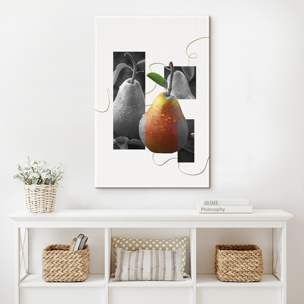 Collage mit Birne — Interieur 2
