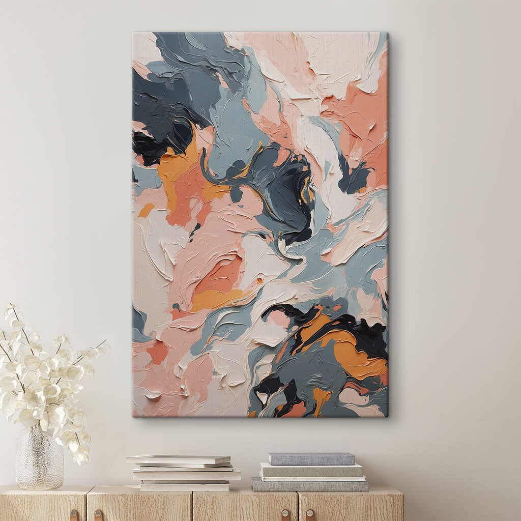 Rosa trifft Dunkelgrau — Interieur 1