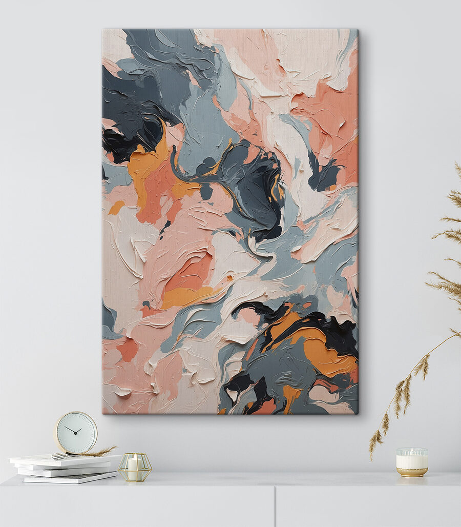 Rosa trifft Dunkelgrau — Interieur 3