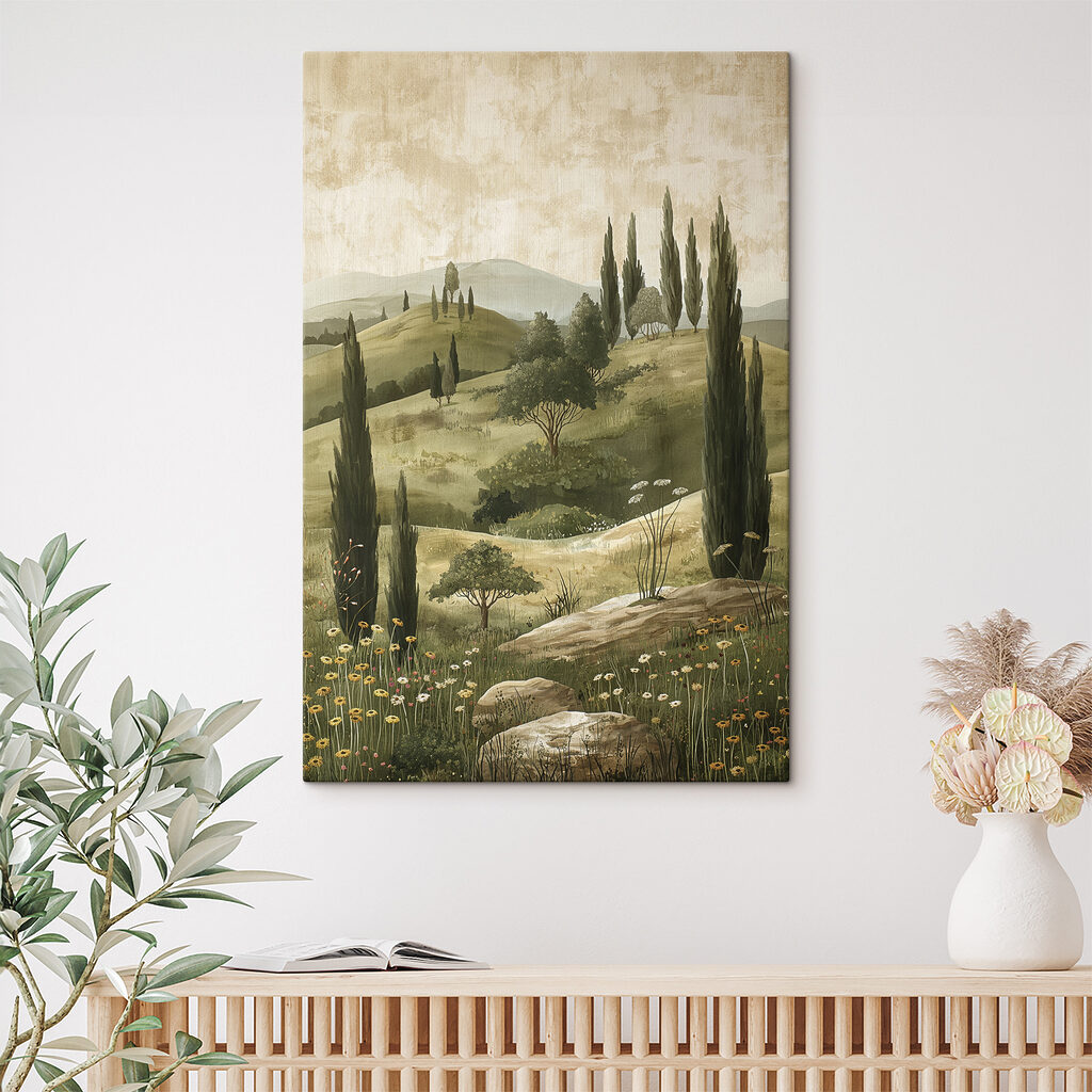 Zypressen am Blumenpfad — Interieur 1