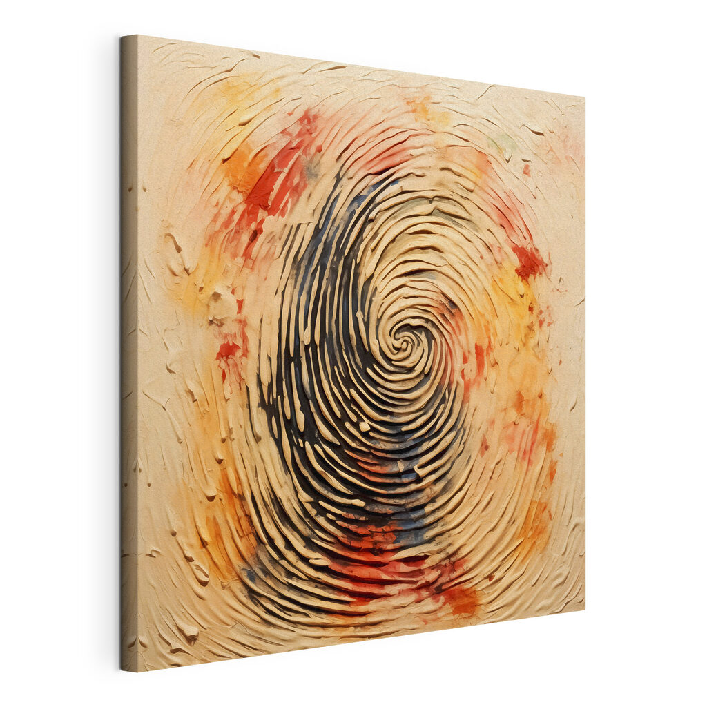 Fingerabdruck in Farbe — Produktansicht