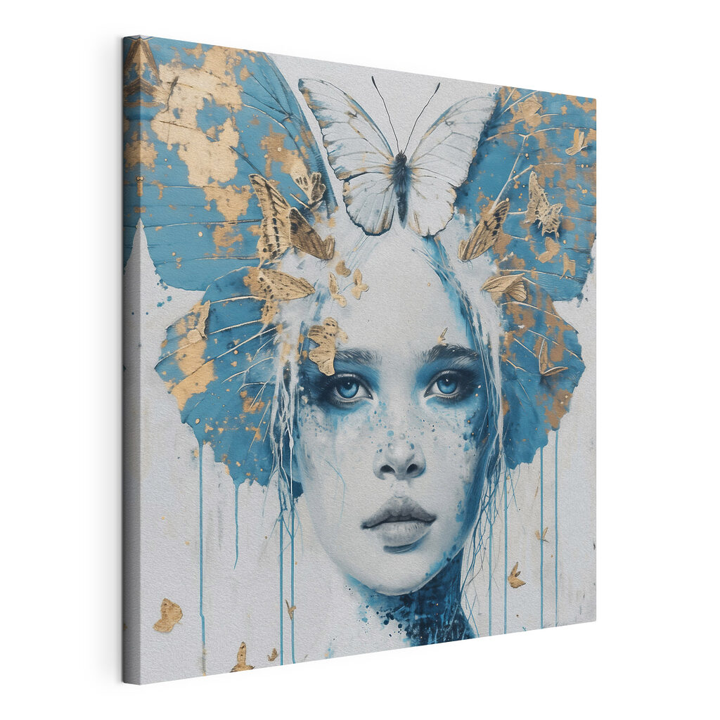 Schmetterling über blauen Augen — Produktansicht