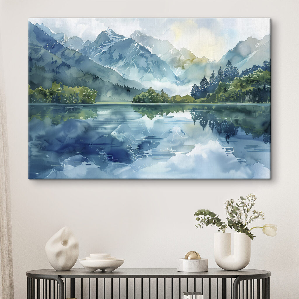 Grüne Ufer, gespiegelte Berge — Interieur 2