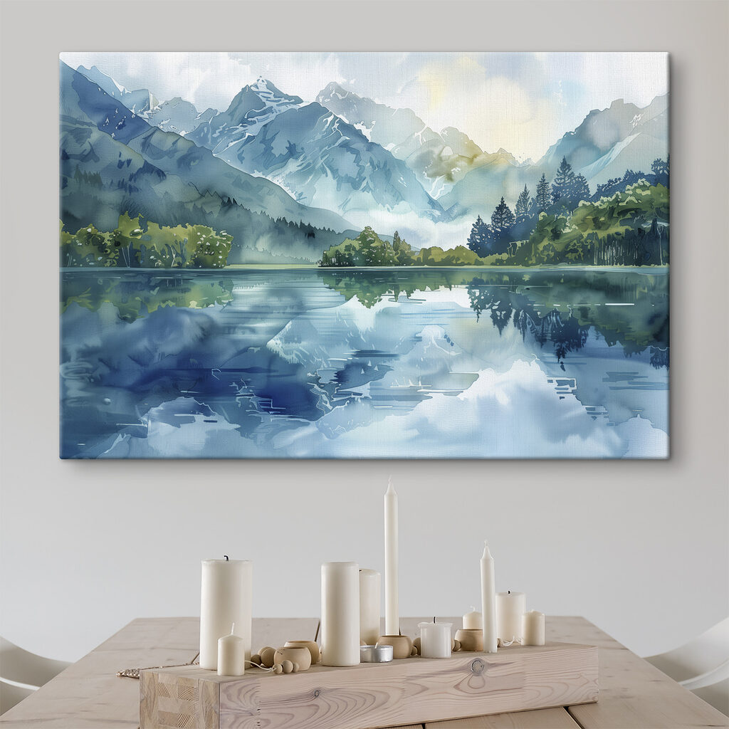 Grüne Ufer, gespiegelte Berge — Interieur 1