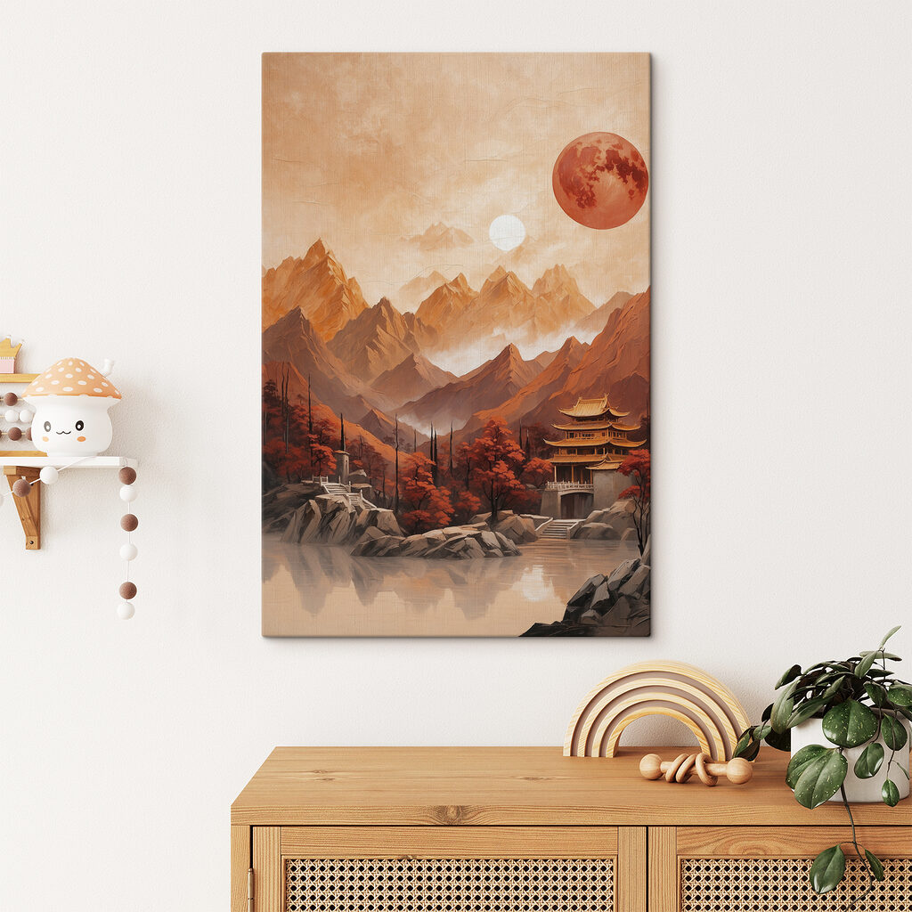Tempel unter rotem Mond — Interieur 1