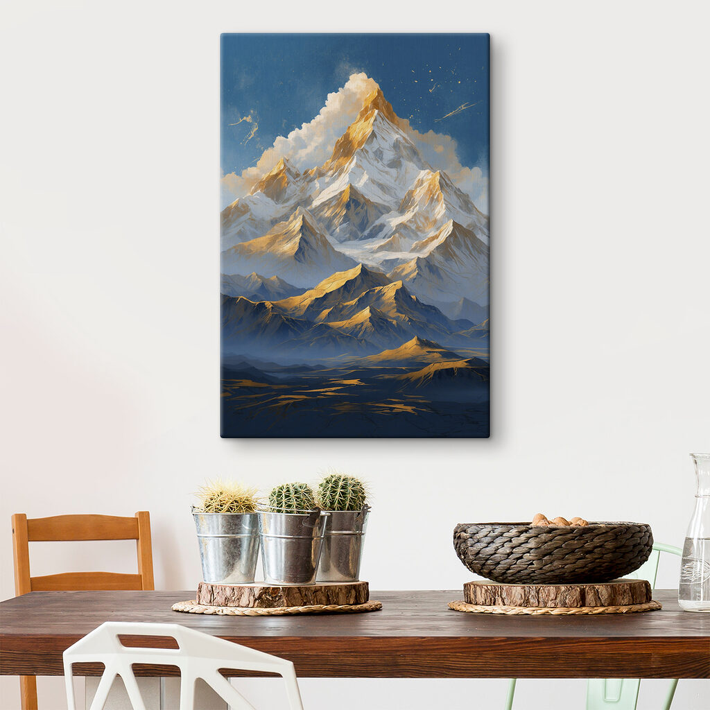 Goldene Grate vor Nachtblau — Interieur 3