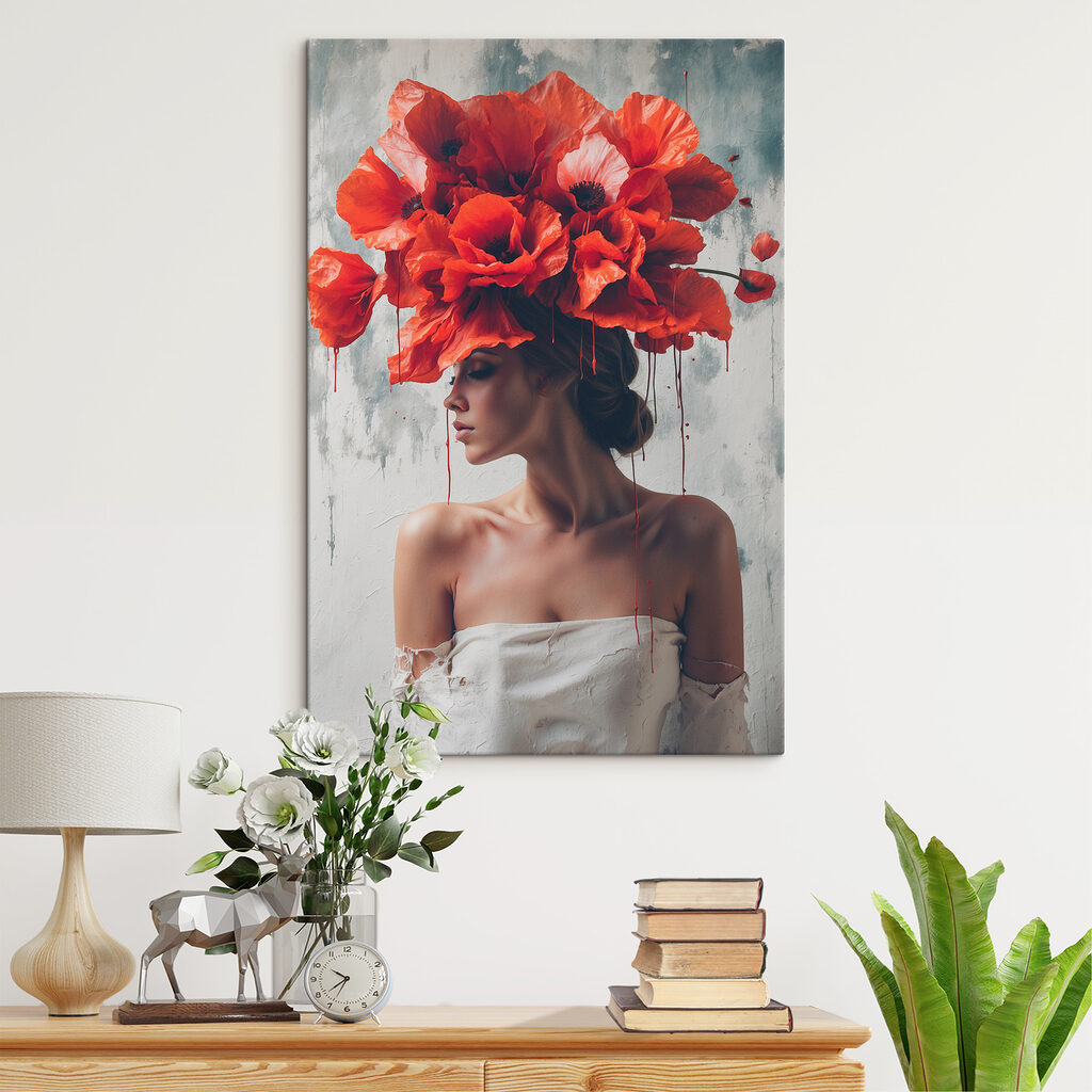 Hut aus Mohnblüten — Interieur 3