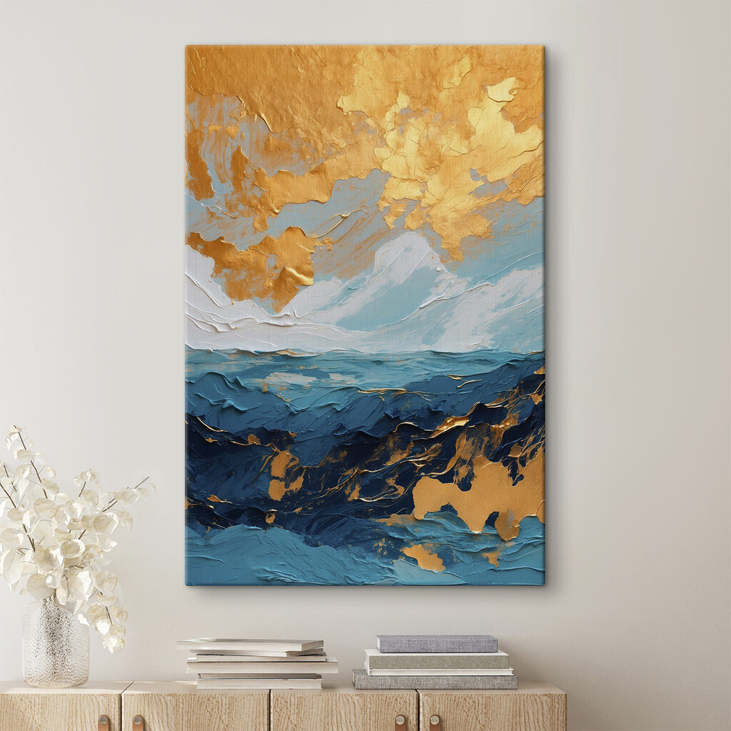 Goldener Himmel über Tiefblau — Interieur 2
