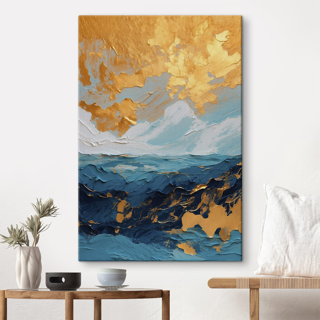Goldener Himmel über Tiefblau — Interieur 1