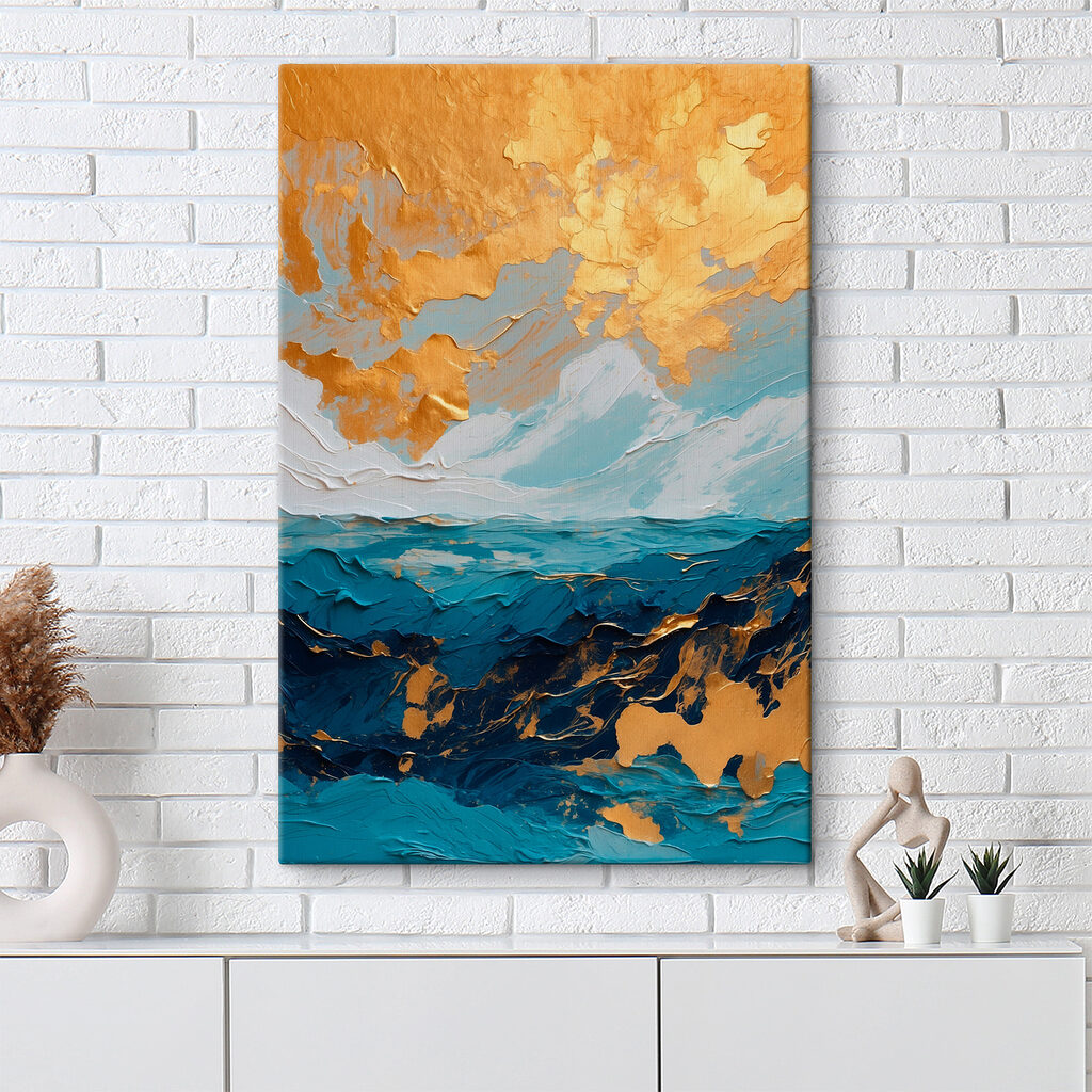 Goldener Himmel über Tiefblau — Interieur 3