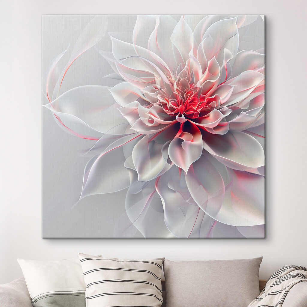 Blüte mit rosarotem Herzen — Interieur 2