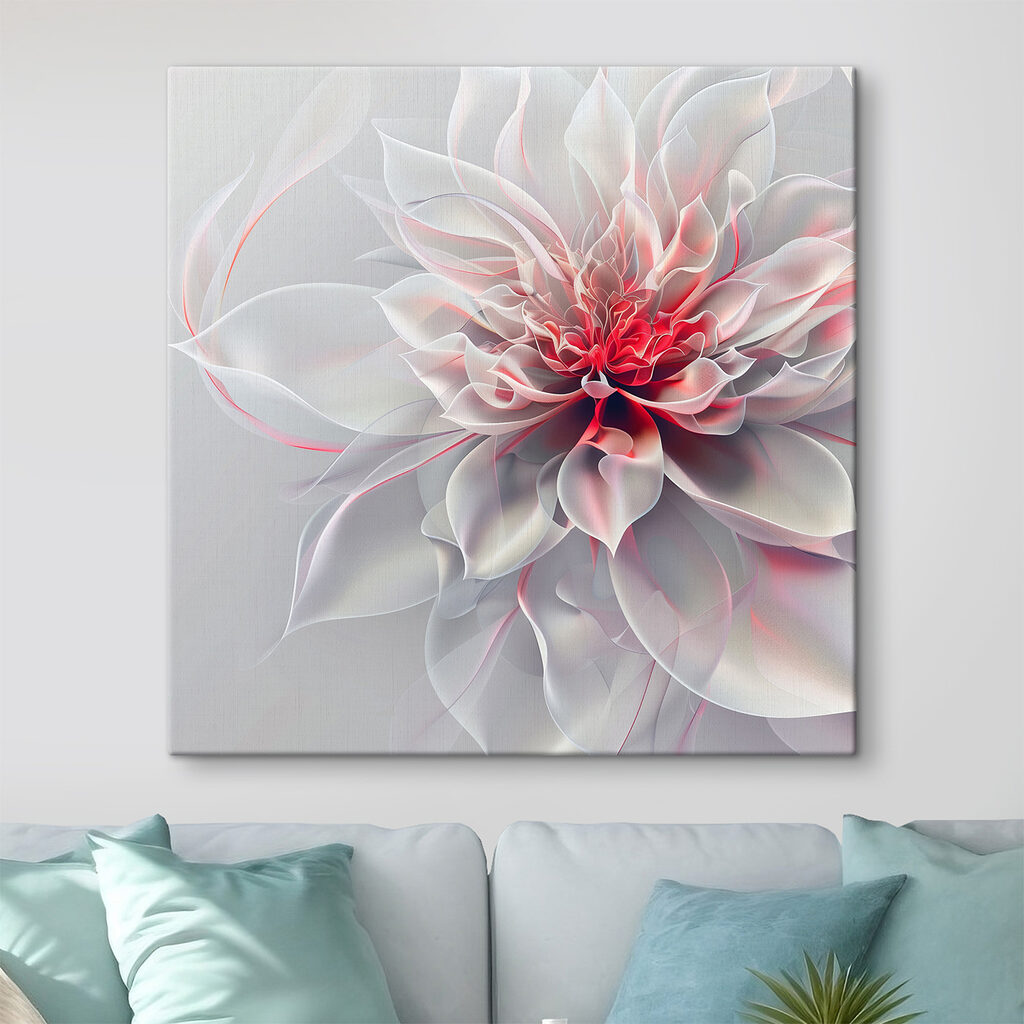 Blüte mit rosarotem Herzen — Interieur 1