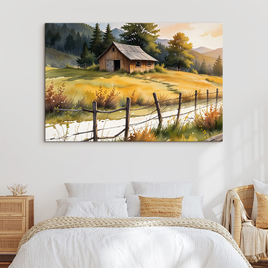 Hütte hinter dem Zaun — Interieur 1