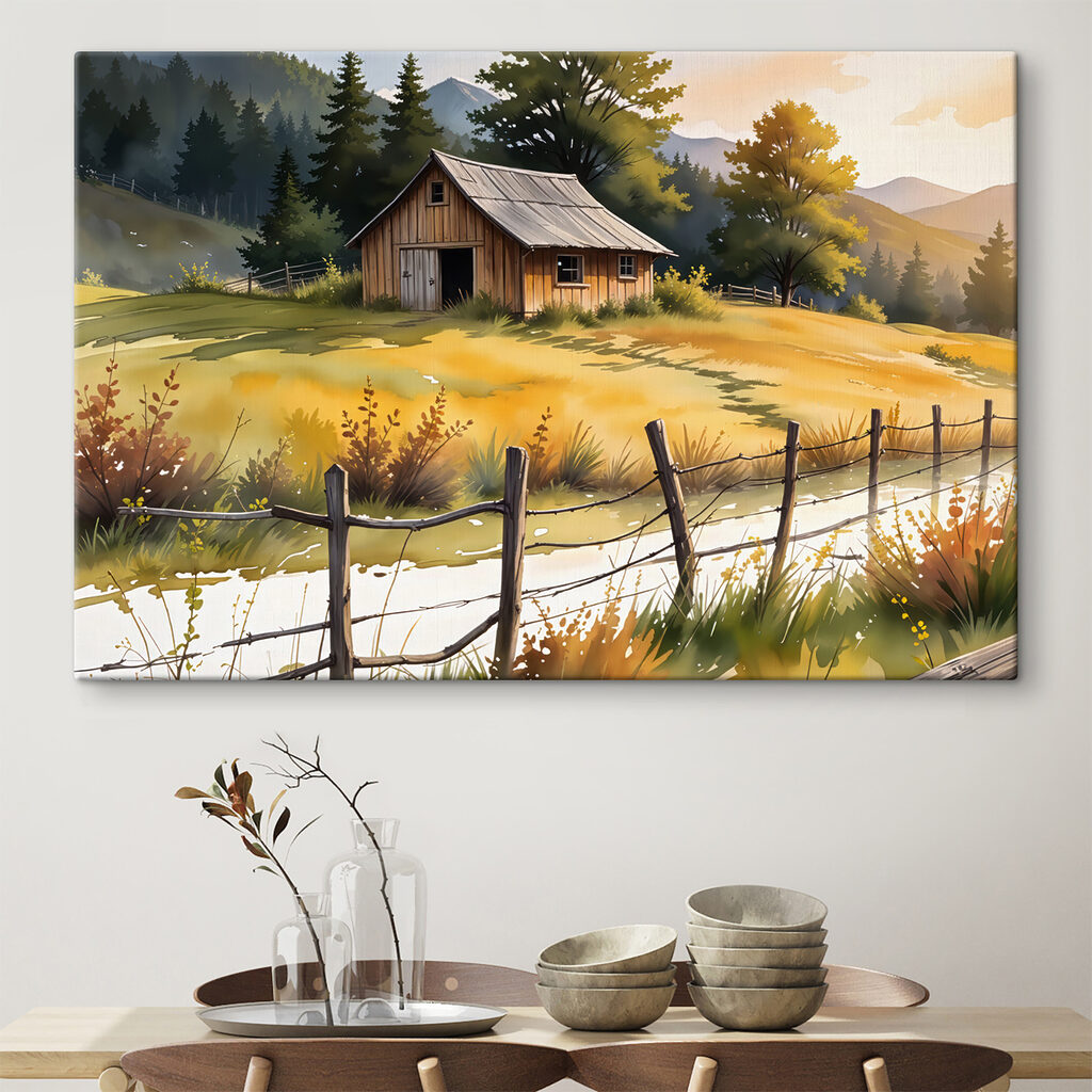 Hütte hinter dem Zaun — Interieur 2
