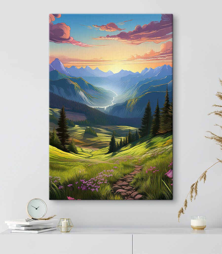 Licht im Bergtal — Interieur 1