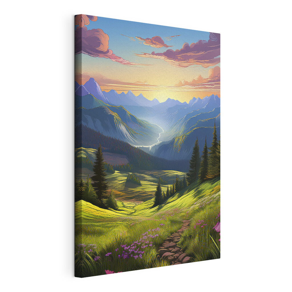 Licht im Bergtal — Produktansicht