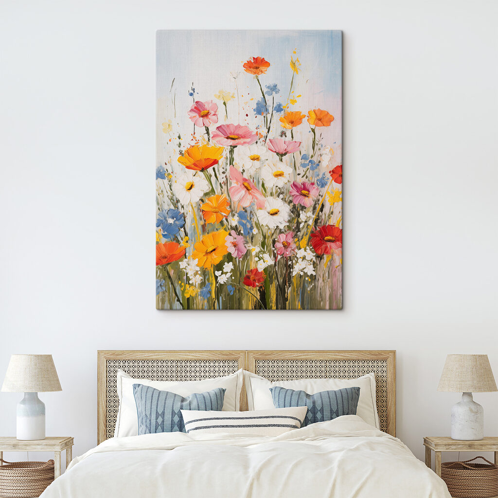 Blüten an feinen Linien — Interieur 2