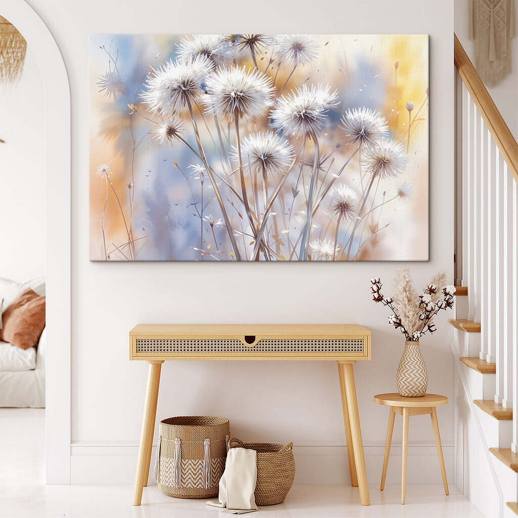 Pusteblumen im warmen Licht — Interieur 2