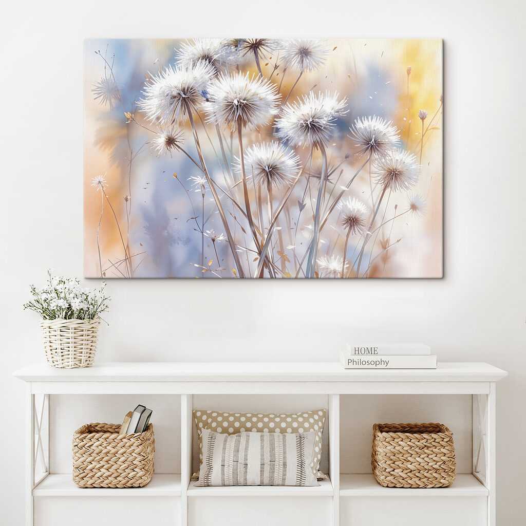 Pusteblumen im warmen Licht — Interieur 1