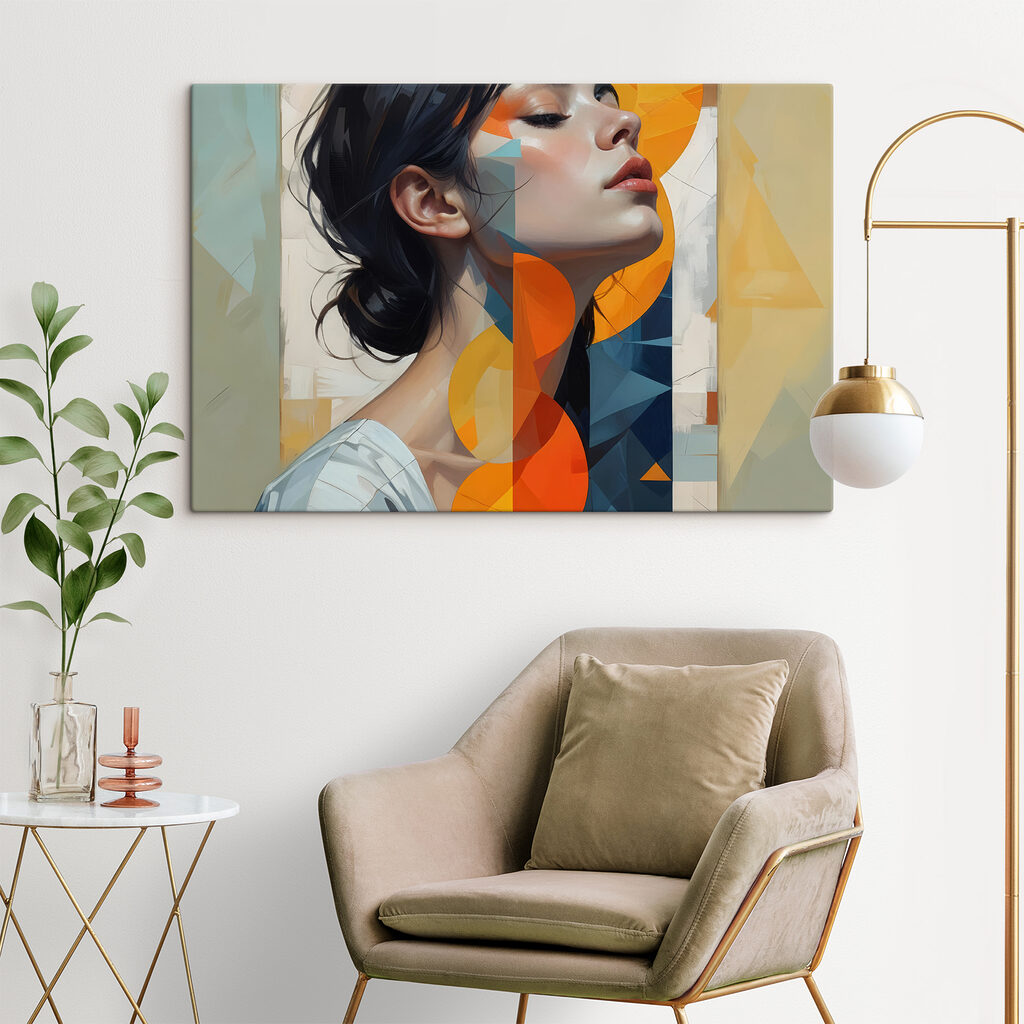 Ihr Profil zwischen Dreiecken — Interieur 2