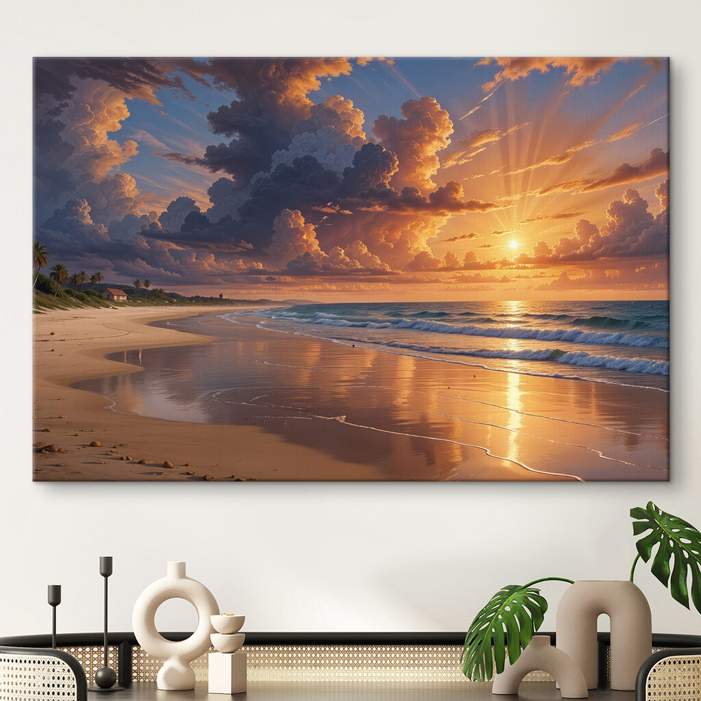Abendglut am Sandstrand — Interieur 2