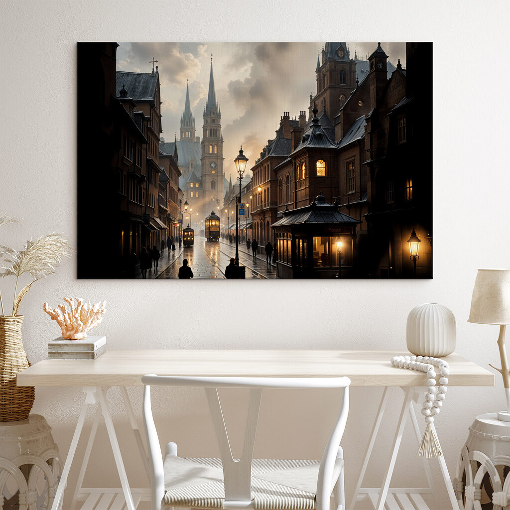 Alte Gasse im Laternenlicht — Interieur 2