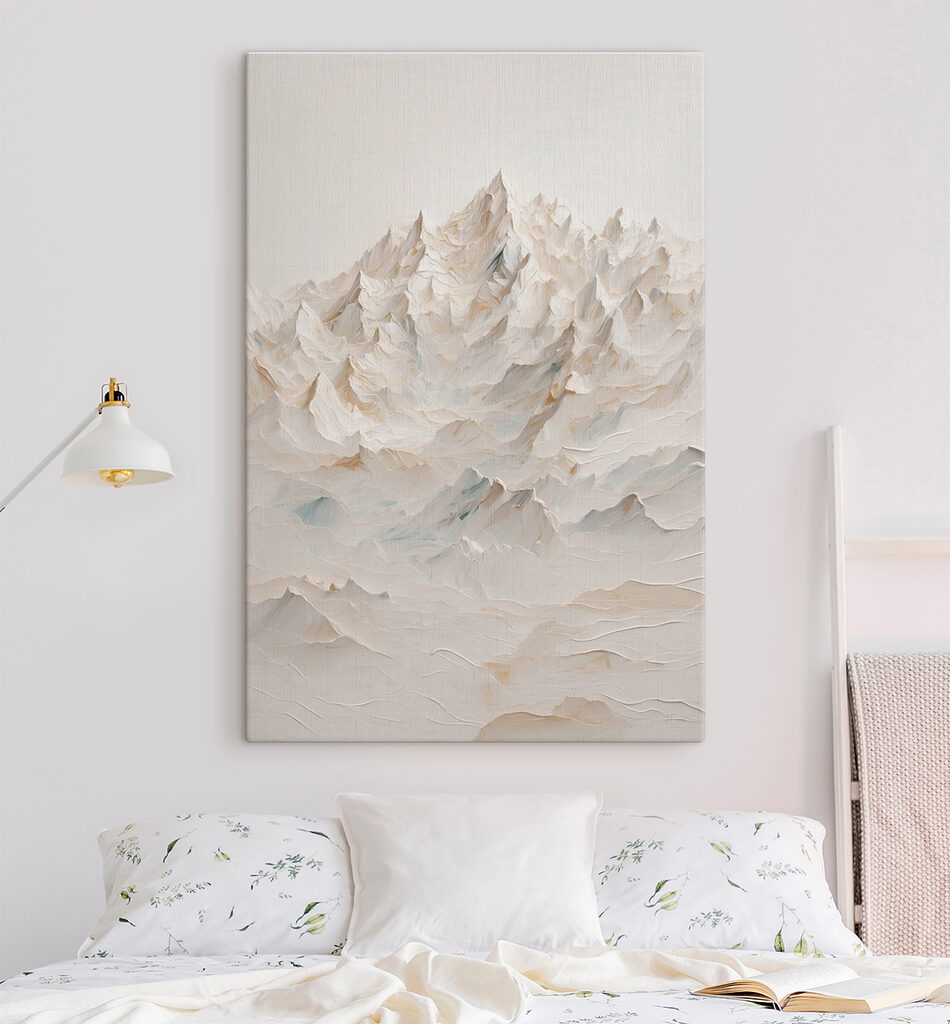 Berggipfel in blassen Flächen — Interieur 2