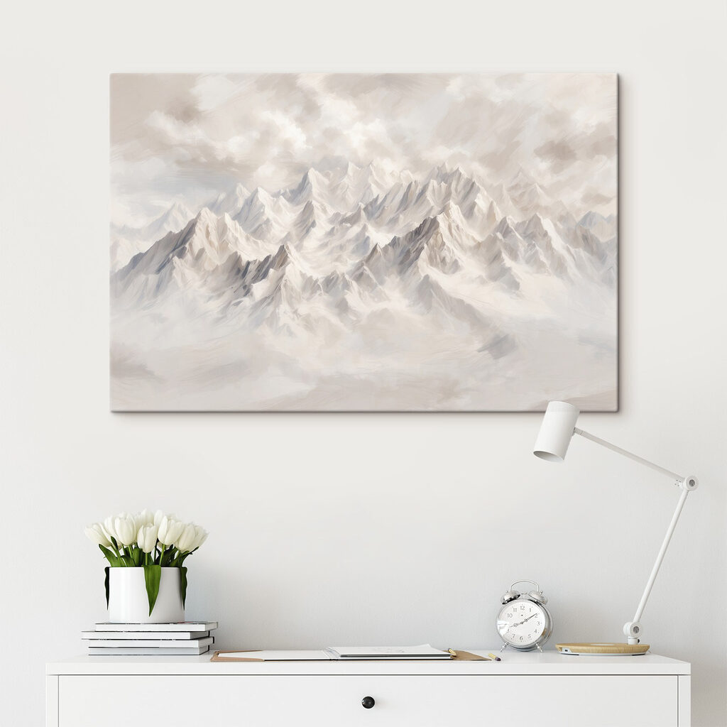 Weiße Gipfel über Wolken — Interieur 3