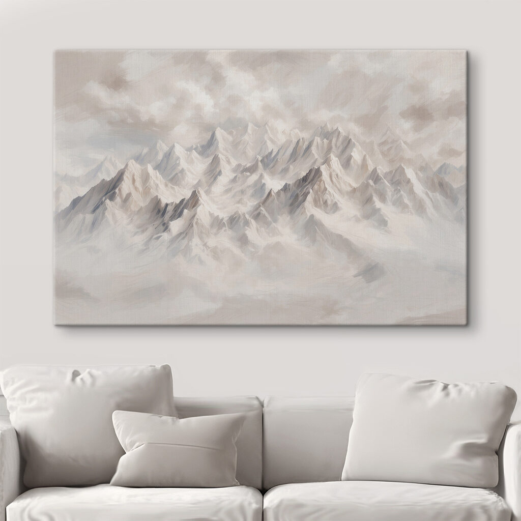 Weiße Gipfel über Wolken — Interieur 4