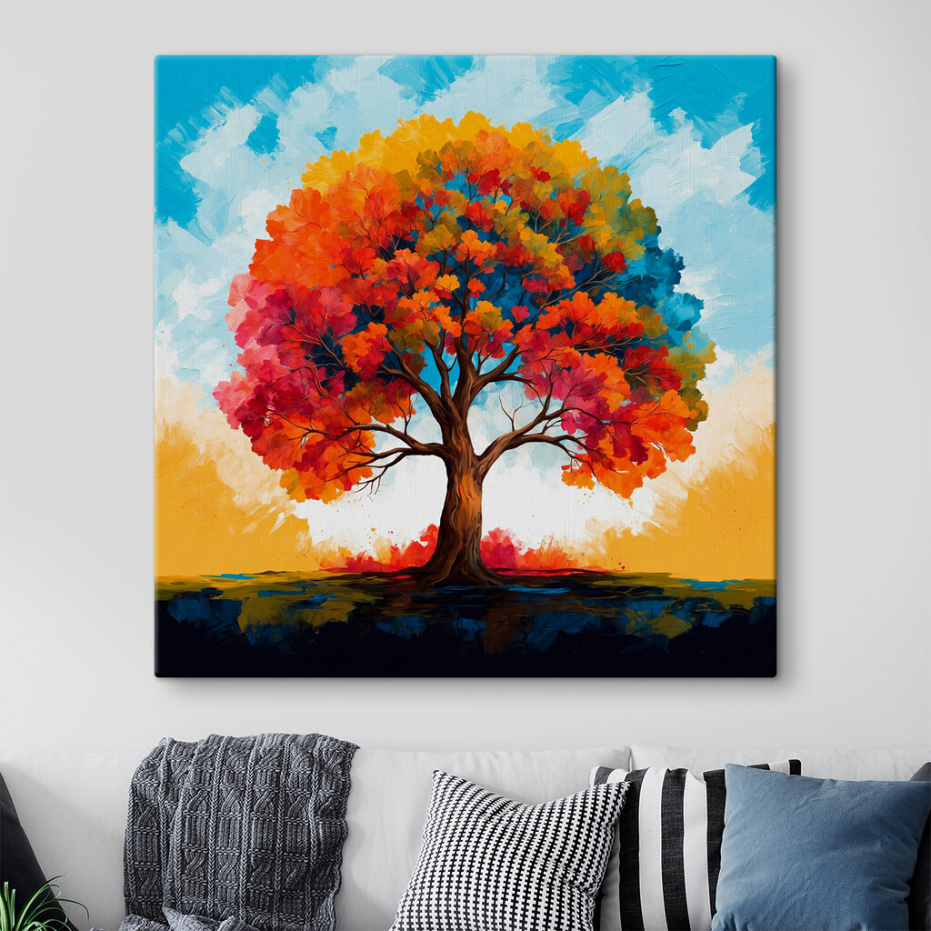 Baum in Herbstfarben — Interieur 1