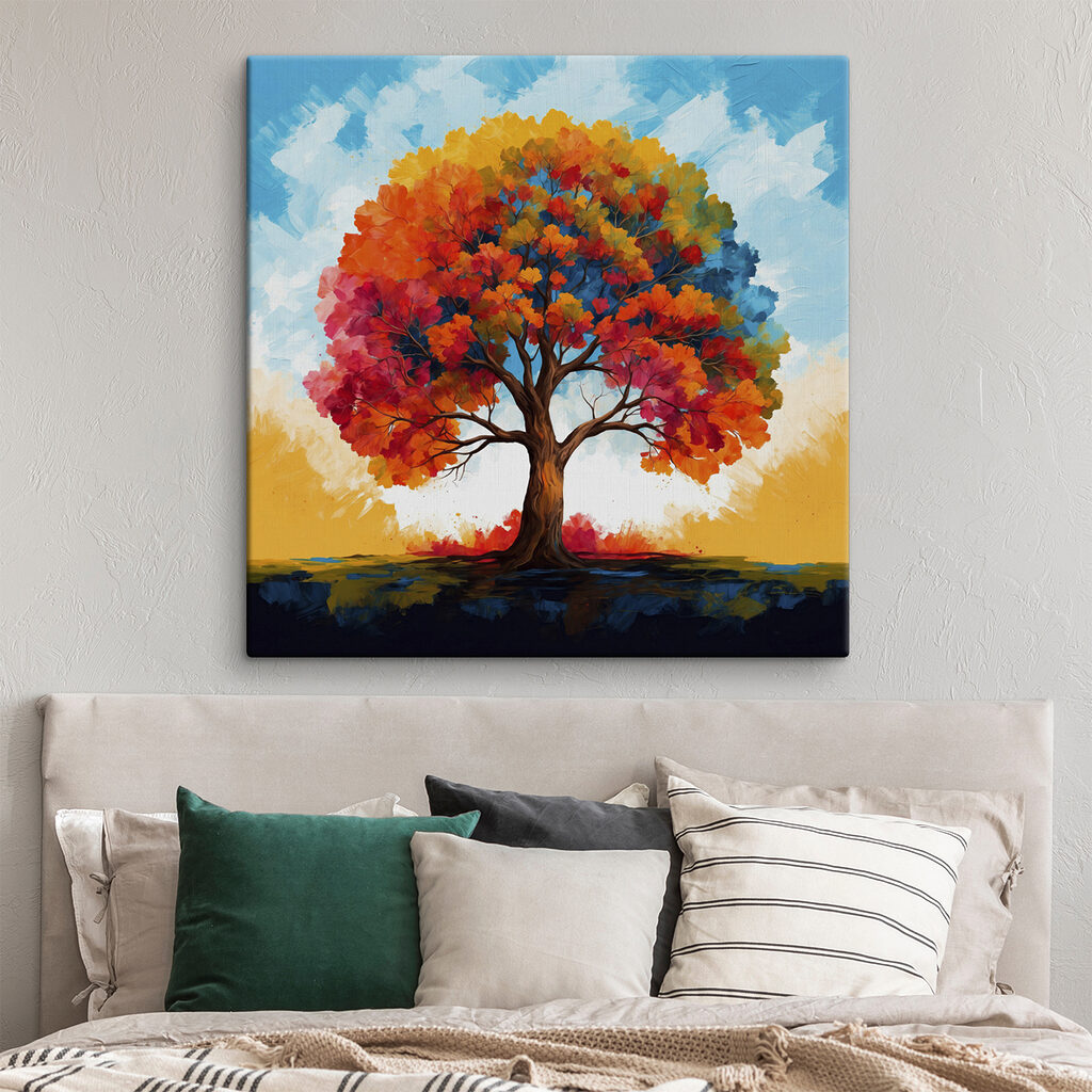 Baum in Herbstfarben — Interieur 2
