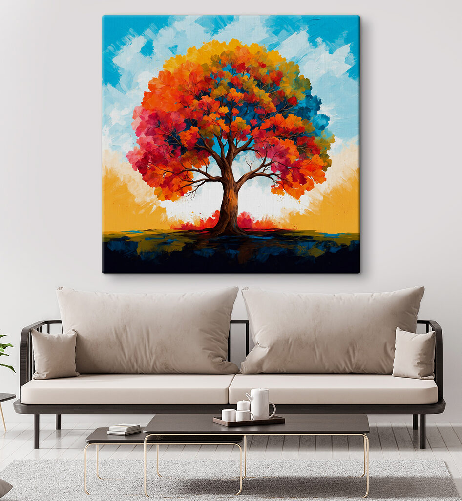Baum in Herbstfarben — Interieur 3