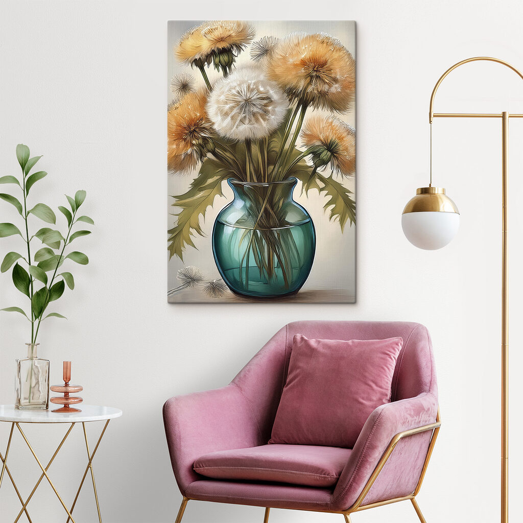 Pusteblumen im Glas — Interieur 2
