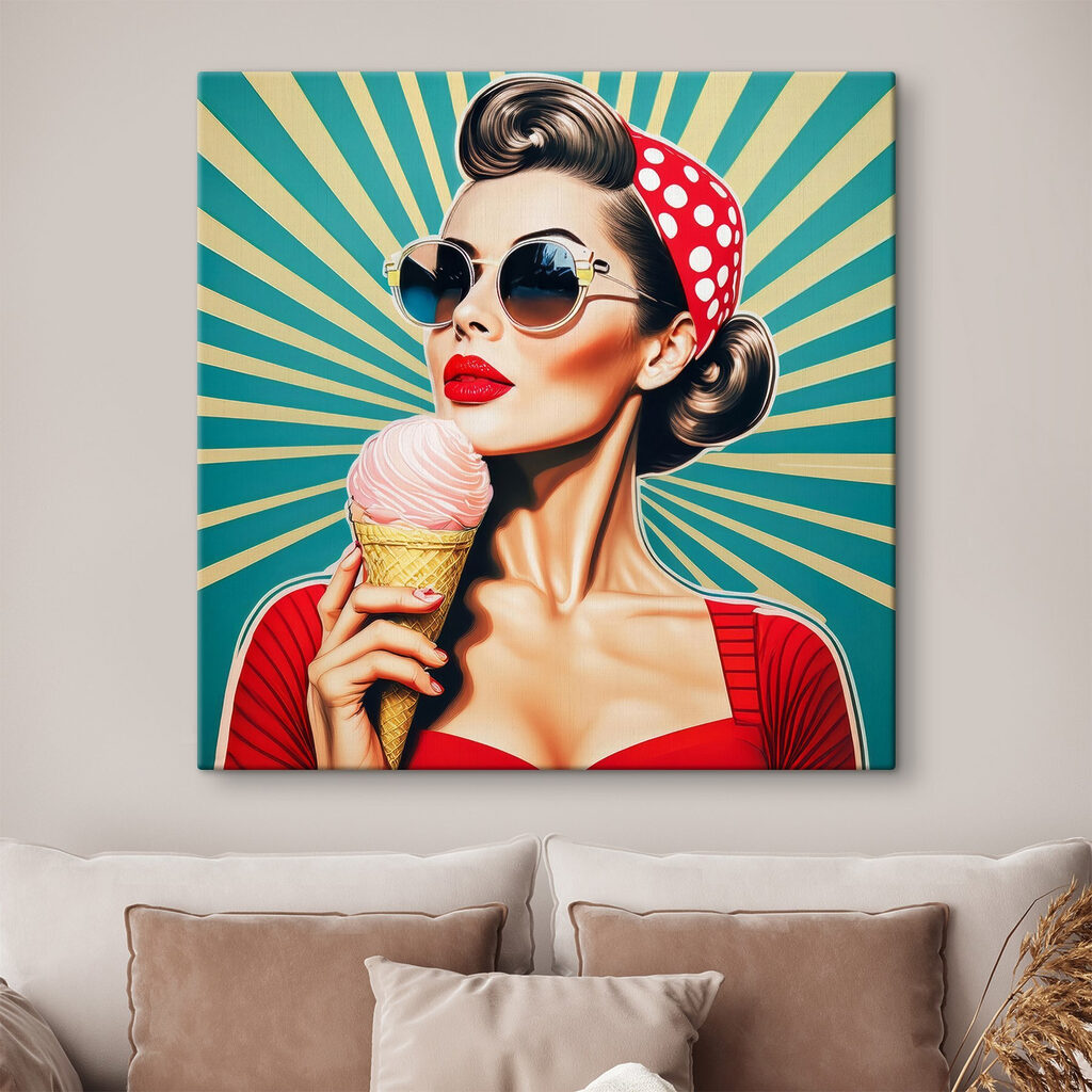 Retroporträt mit Eis — Interieur 3