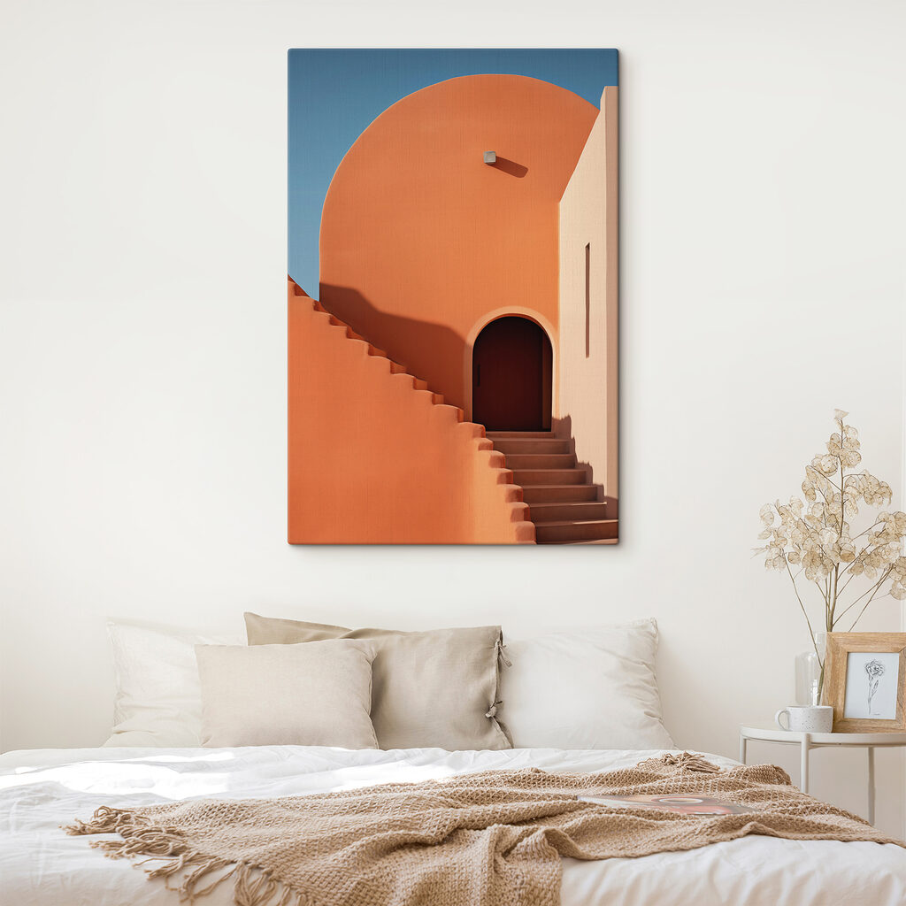 Treppe in Terrakotta — Interieur 2