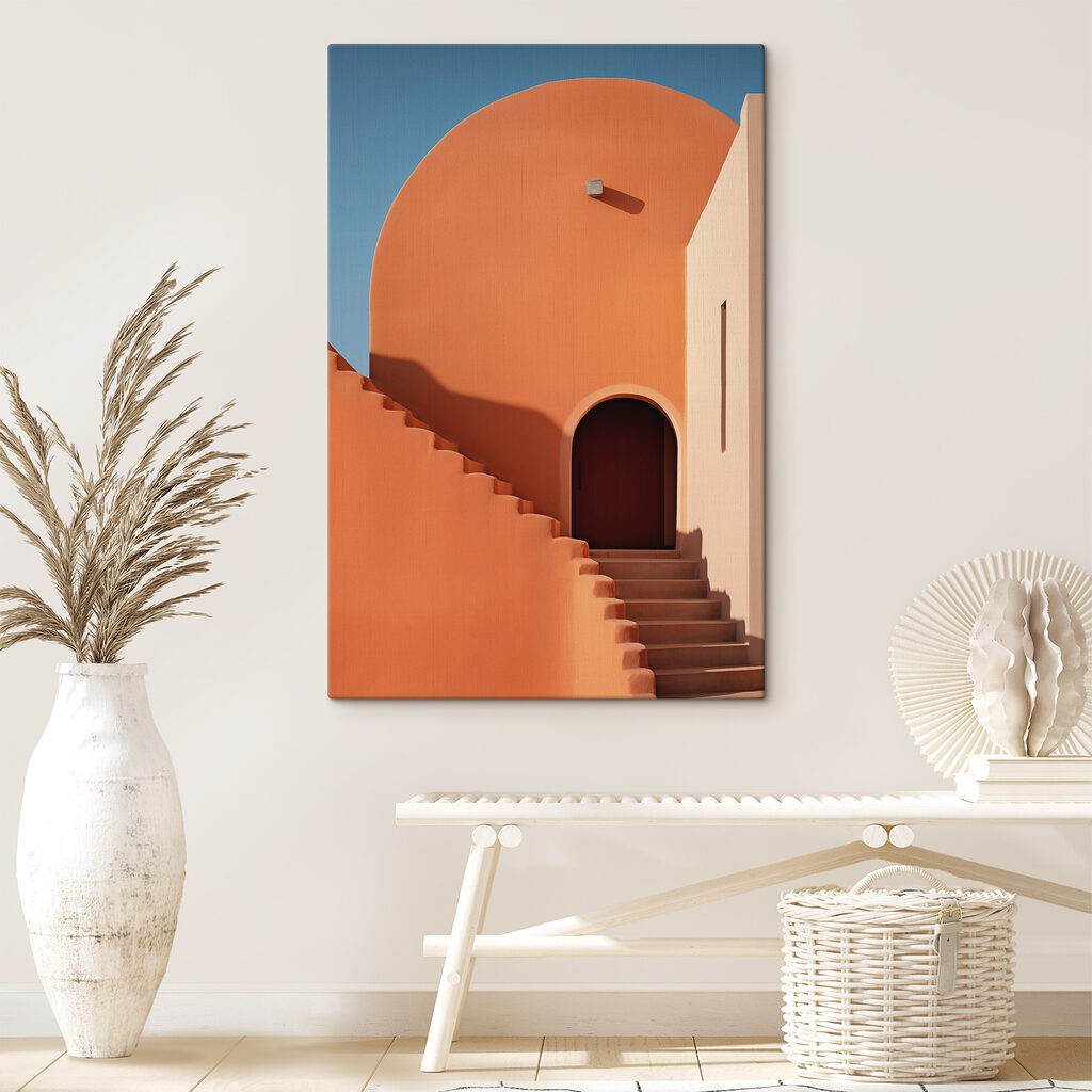 Treppe in Terrakotta — Interieur 1