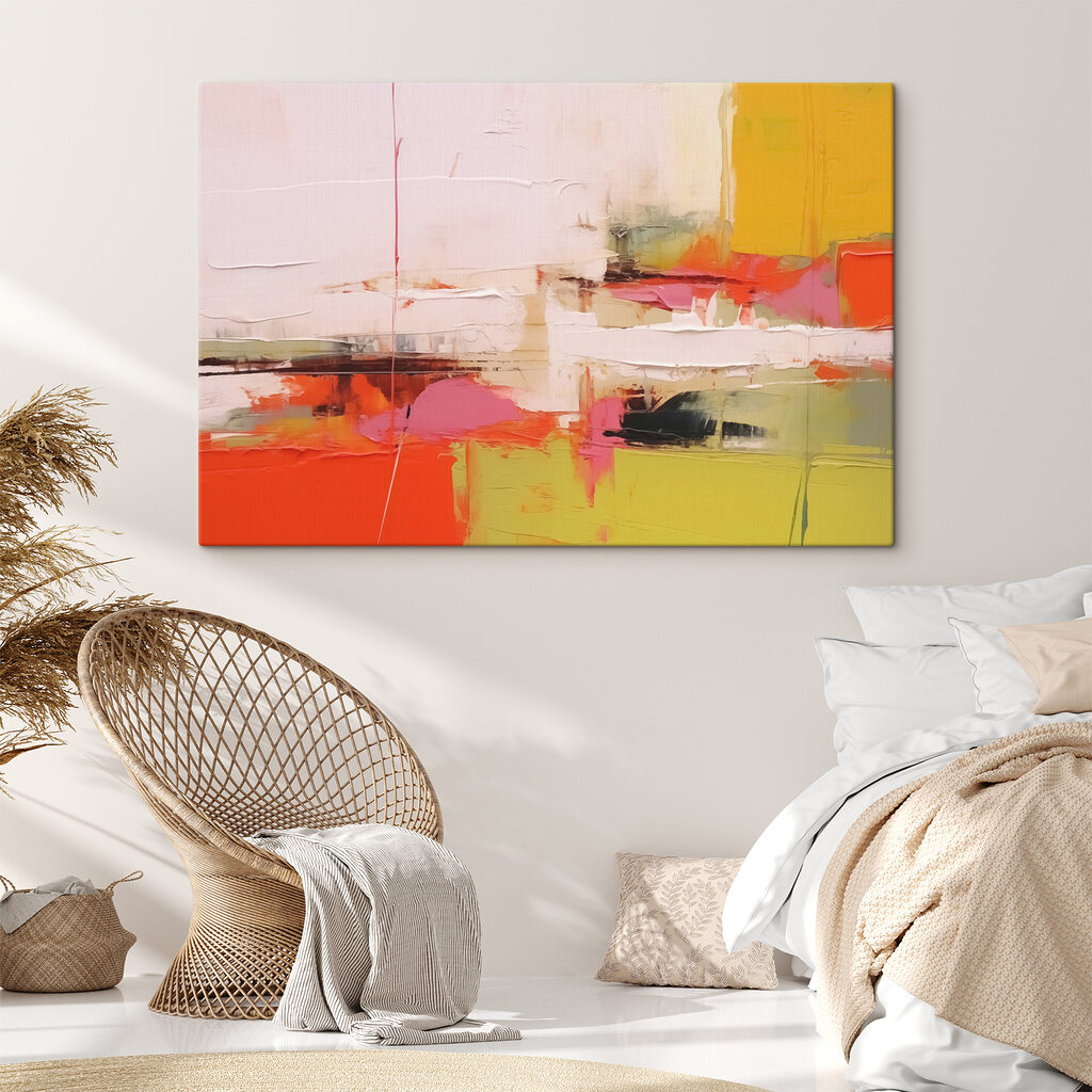 Koralle trifft Hellrosa — Interieur 1