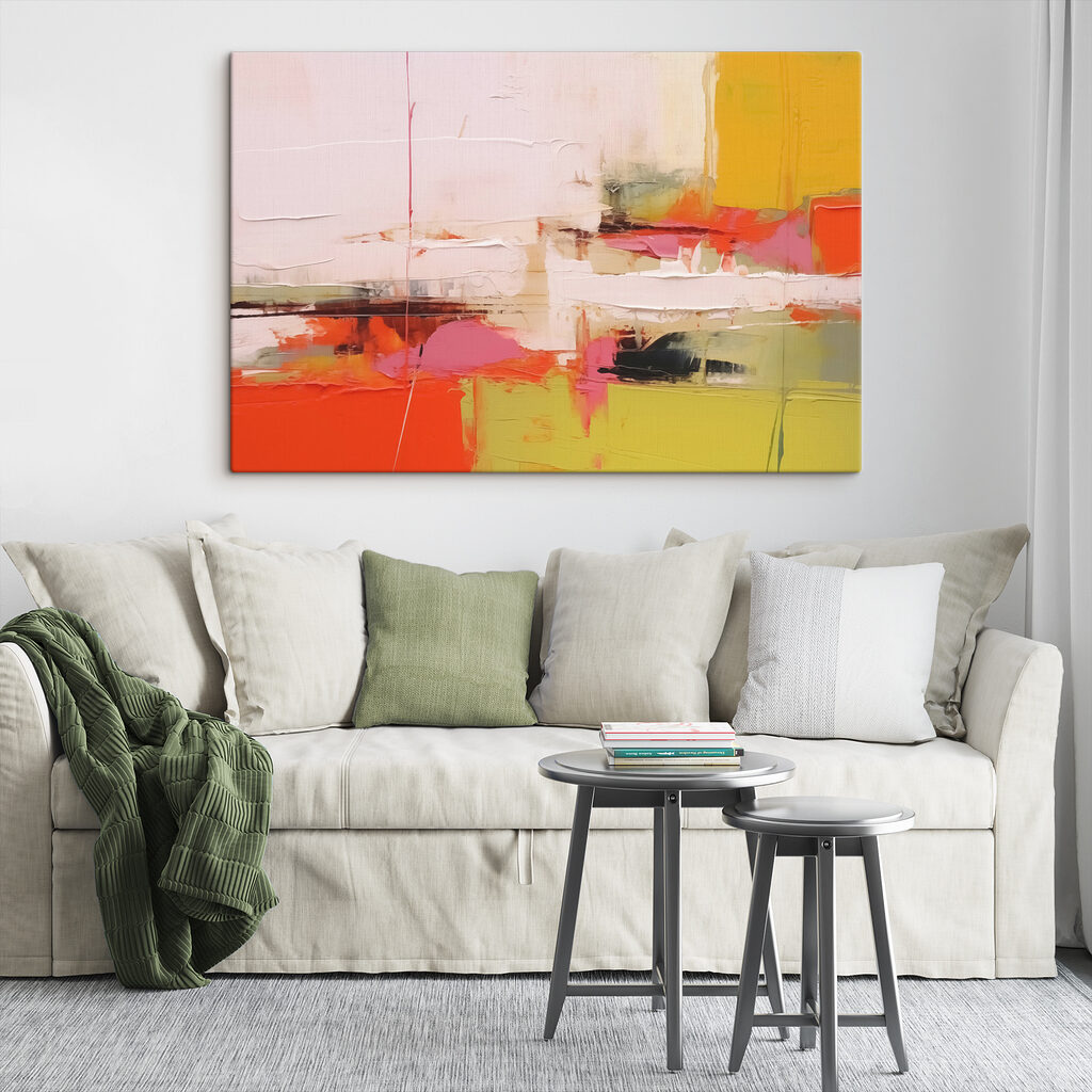 Koralle trifft Hellrosa — Interieur 2
