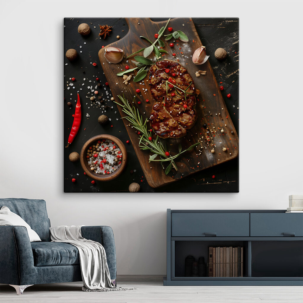 Steak mit Kräutern — Interieur 2