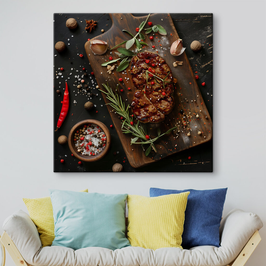 Steak mit Kräutern — Interieur 1