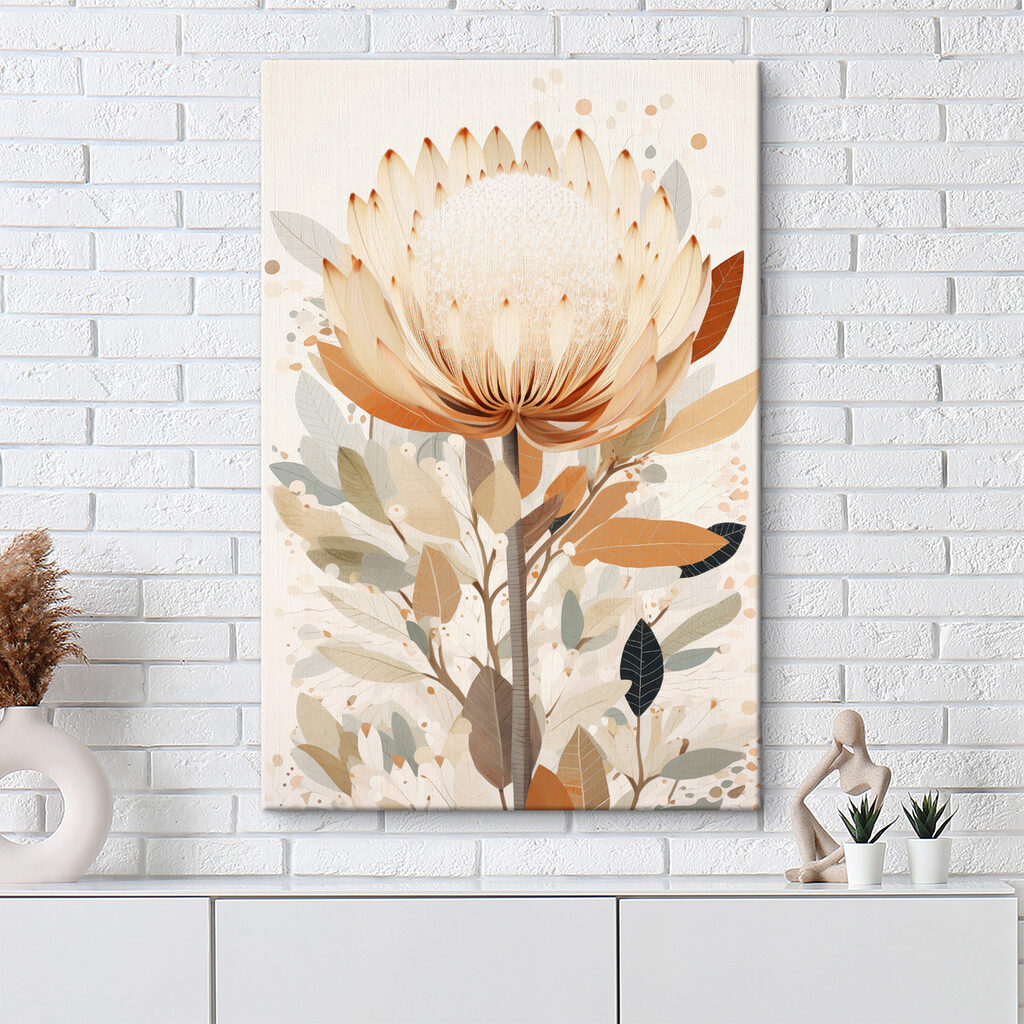 Protea in warmen Sandtönen — Interieur 2