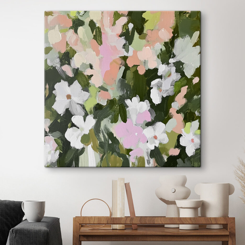 Weiße Blüten im Blattgrün — Interieur 2