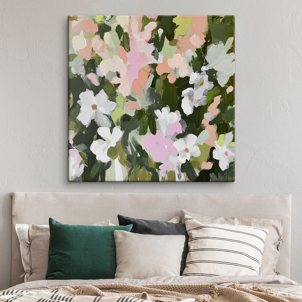 Weiße Blüten im Blattgrün — Interieur 1