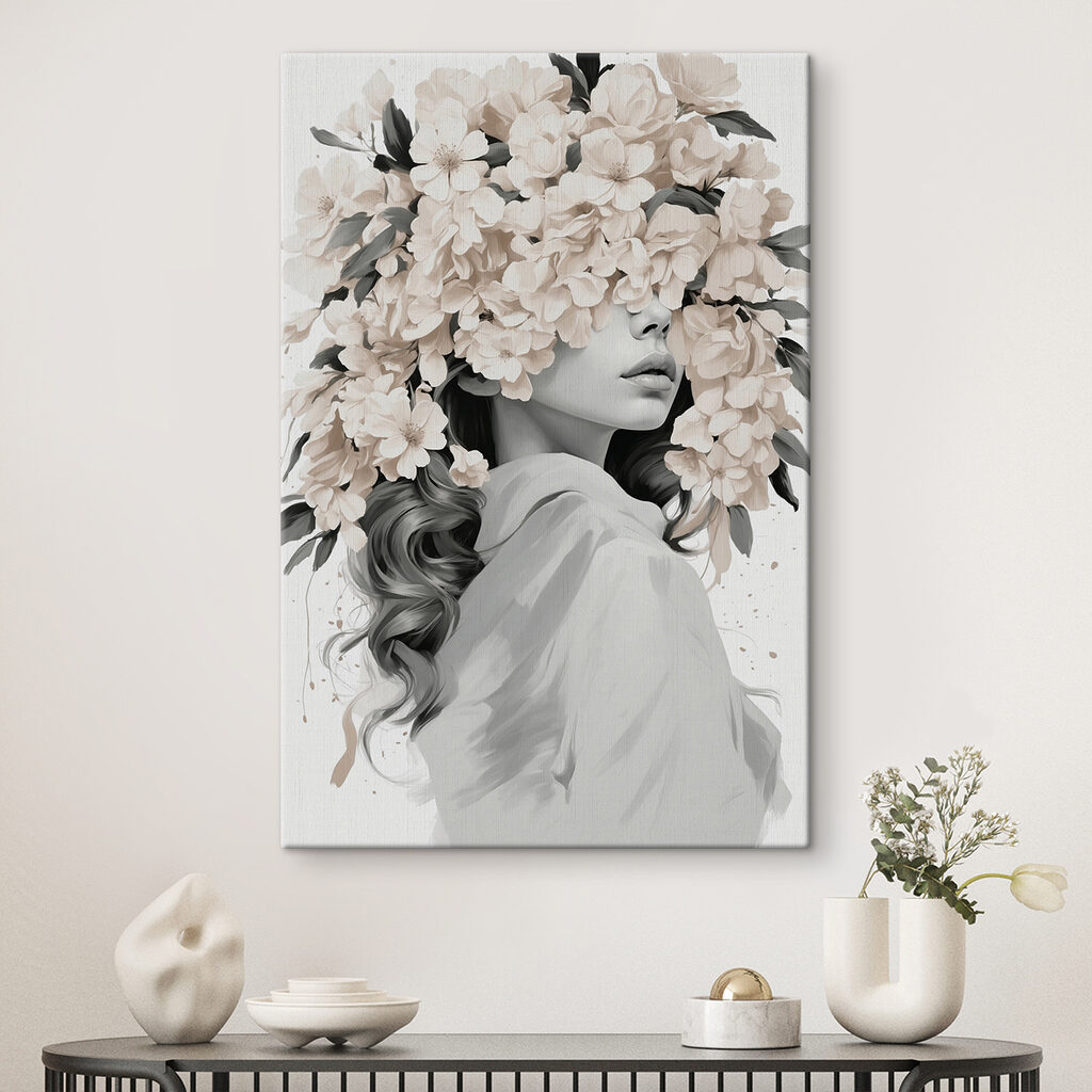 Ihr Blick hinter Blüten — Interieur 1