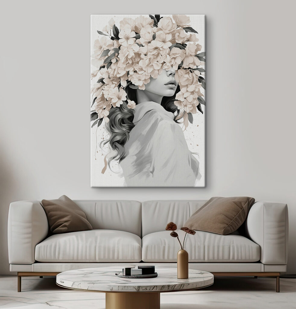 Ihr Blick hinter Blüten — Interieur 2