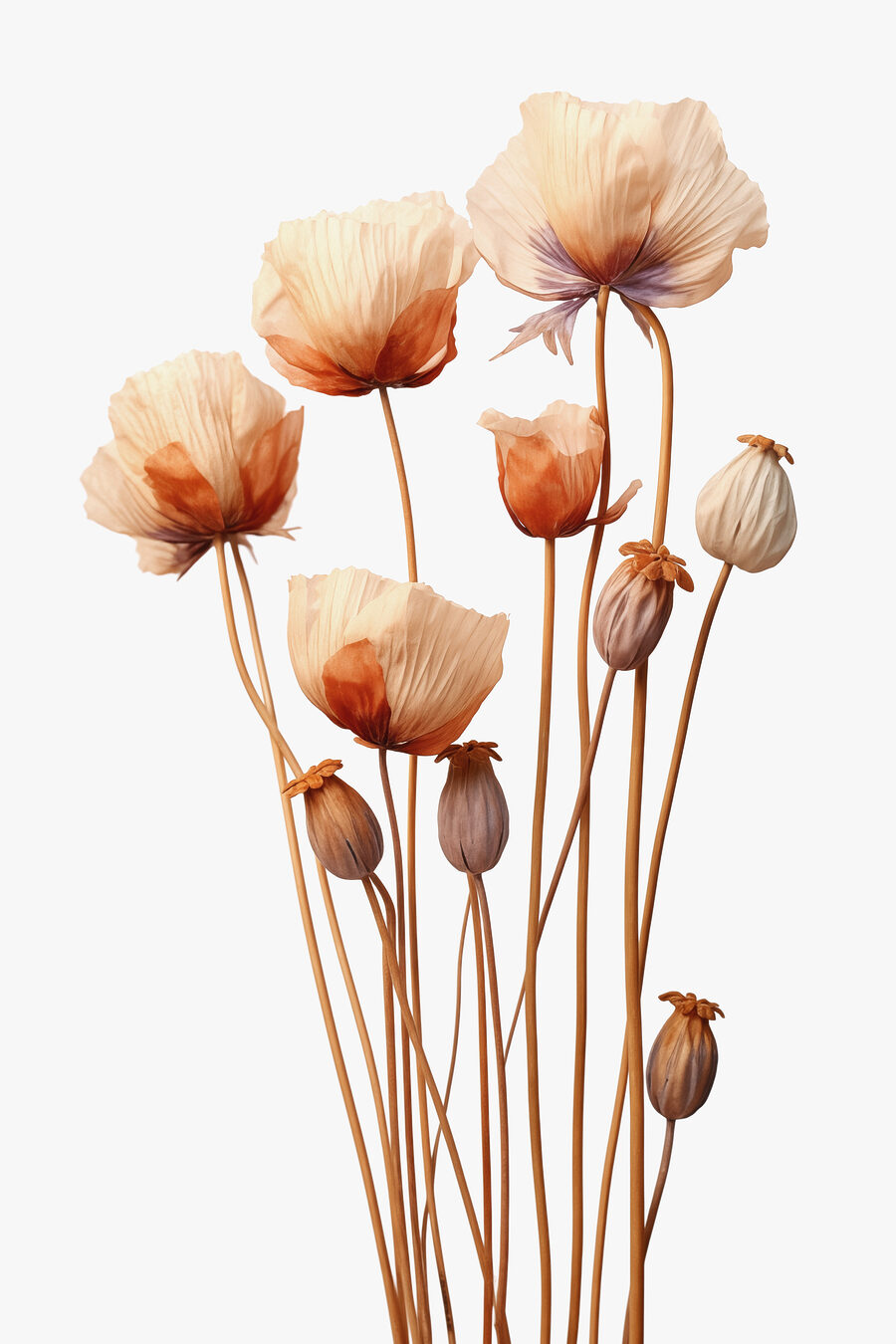 Trockenblumen — ganzes Design