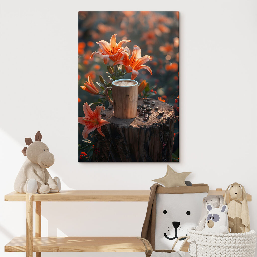 Kaffee zwischen Lilien — Interieur 2